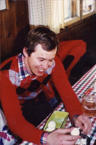 Völkl Hans bei einem Ausflug zum Straubinger Haus, 1976